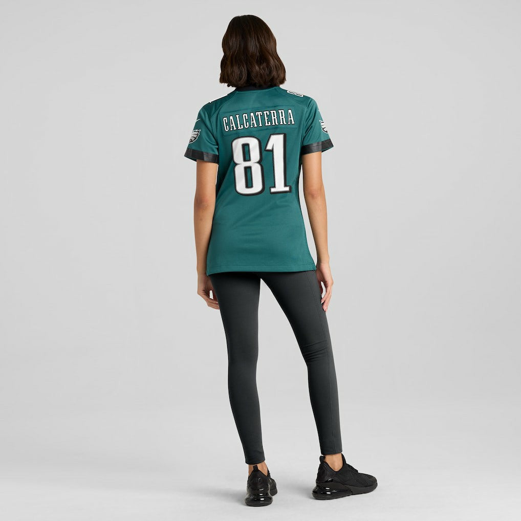 Grant Calcaterra Philadelphia Eagles Women's Team Game Jersey - Midnight Green Jerseys