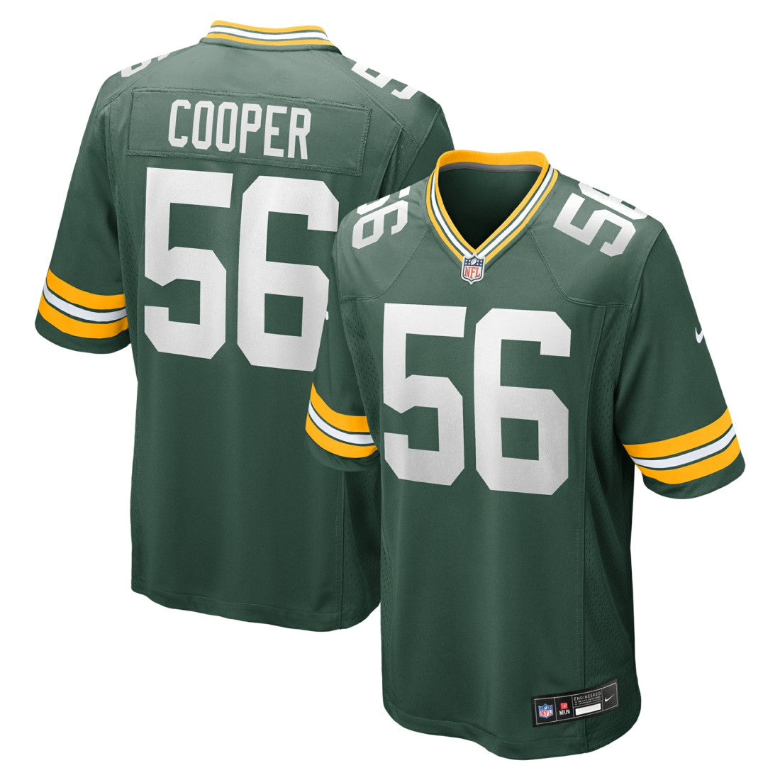 Edgerrin Cooper Green Bay Packers Game Jersey - Green Jerseys