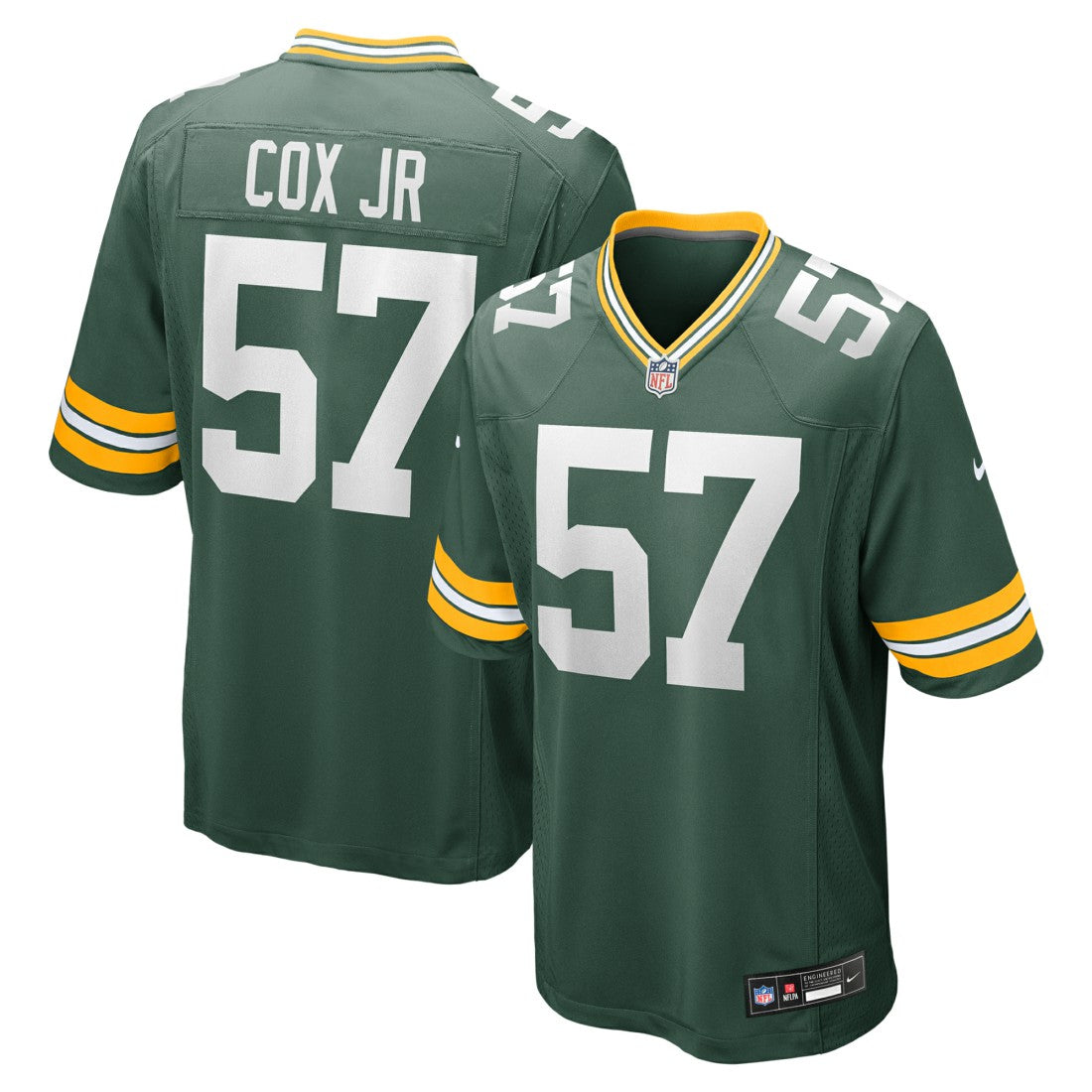 Brenton Cox Jr. Green Bay Packers Game Jersey - Green Jerseys