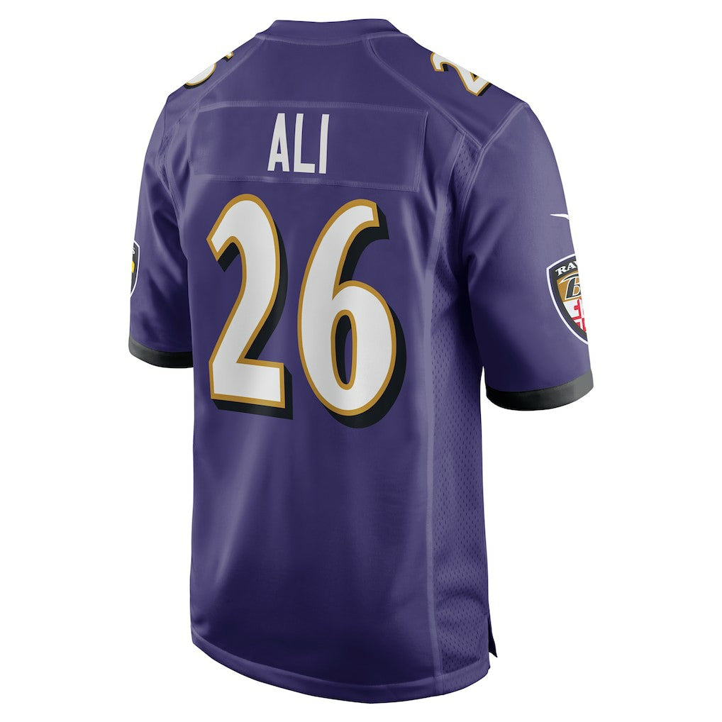 Rasheen Ali Baltimore Ravens Team Game Jersey - Purple Jerseys