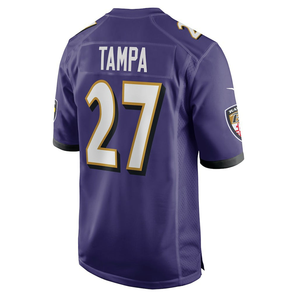 T.J. Tampa Baltimore Ravens Team Game Jersey - Purple Jerseys