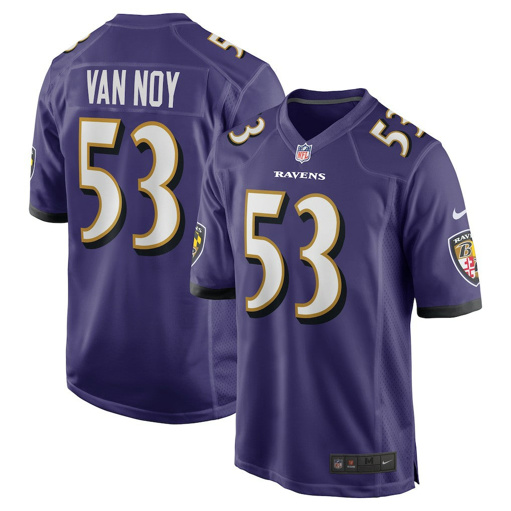 Kyle Van Noy Baltimore Ravens Team Game Jersey - Purple Jerseys