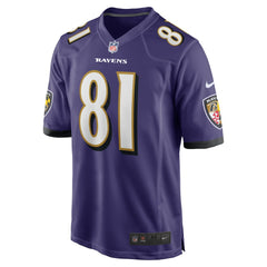 Devontez Walker Baltimore Ravens Team Game Jersey - Purple Jerseys