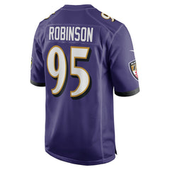 Tavius Robinson Baltimore Ravens Team Game Jersey - Purple Jerseys