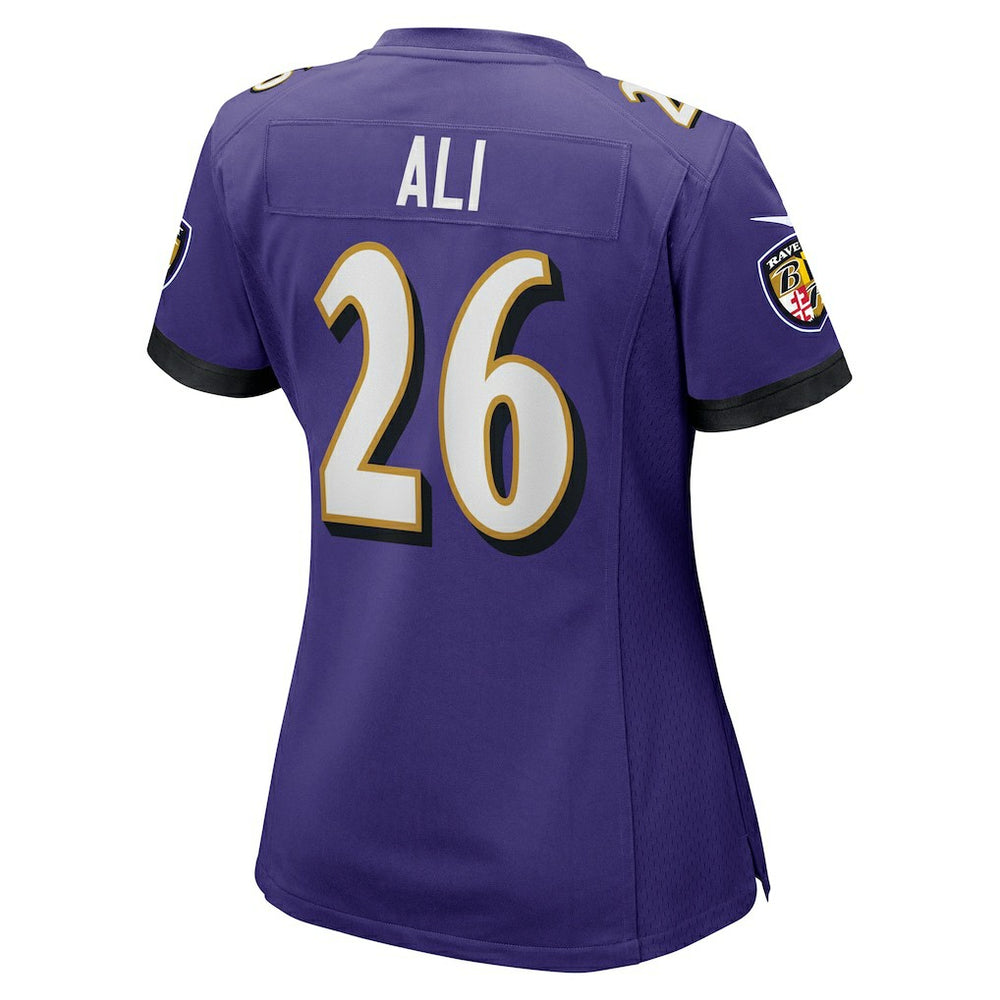 Rasheen Ali Baltimore Ravens Women's Game Jersey - Purple Jerseys