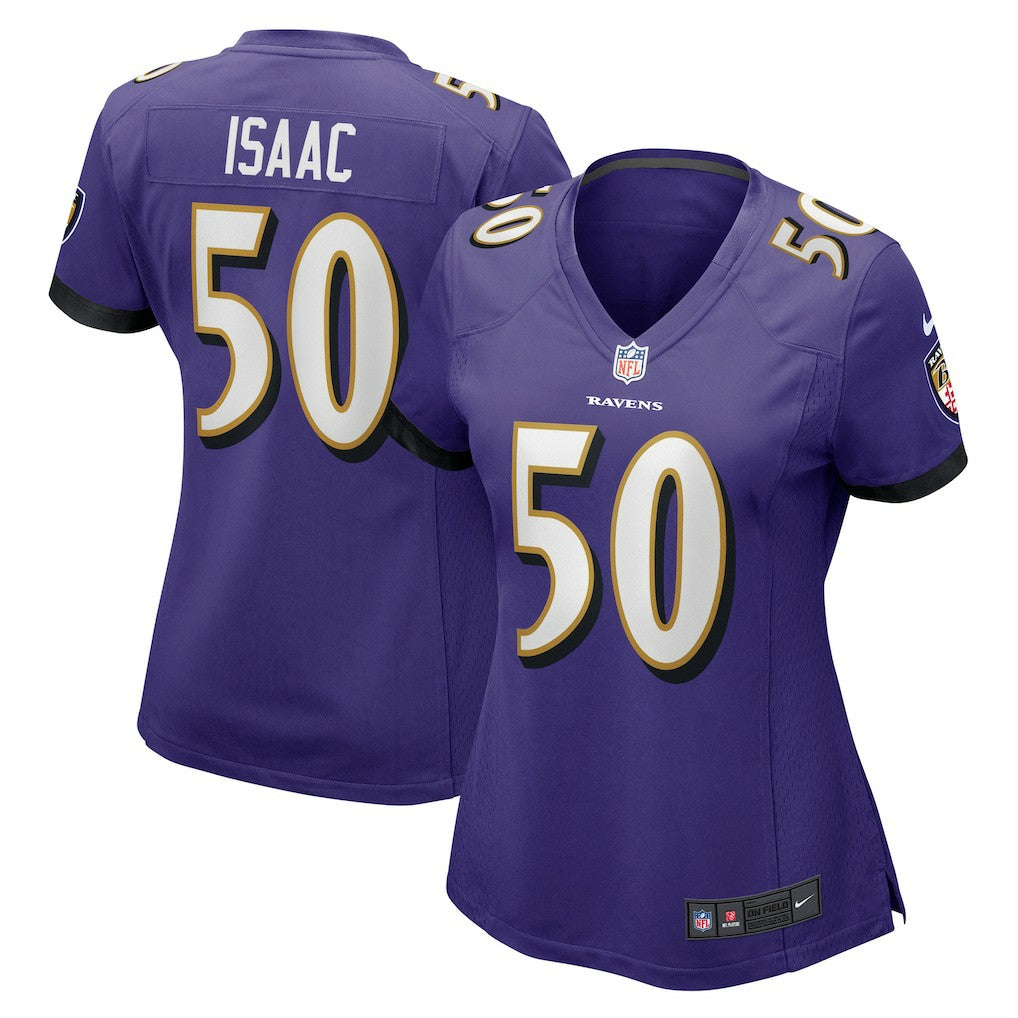 Adisa Isaac Baltimore Ravens Women's Game Jersey - Purple Jerseys