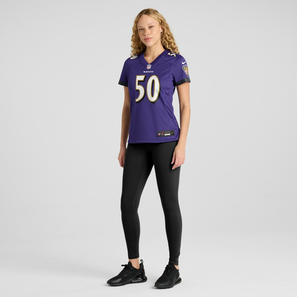 Adisa Isaac Baltimore Ravens Women's Game Jersey - Purple Jerseys