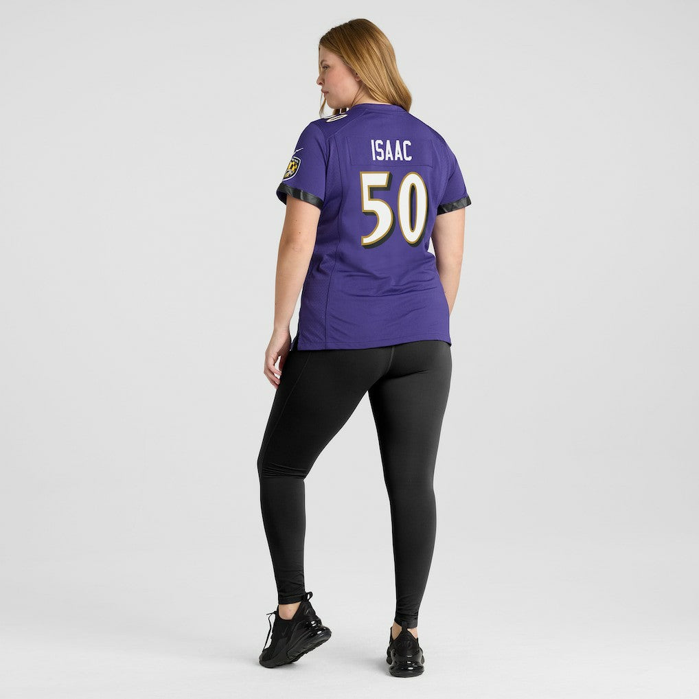 Adisa Isaac Baltimore Ravens Women's Game Jersey - Purple Jerseys