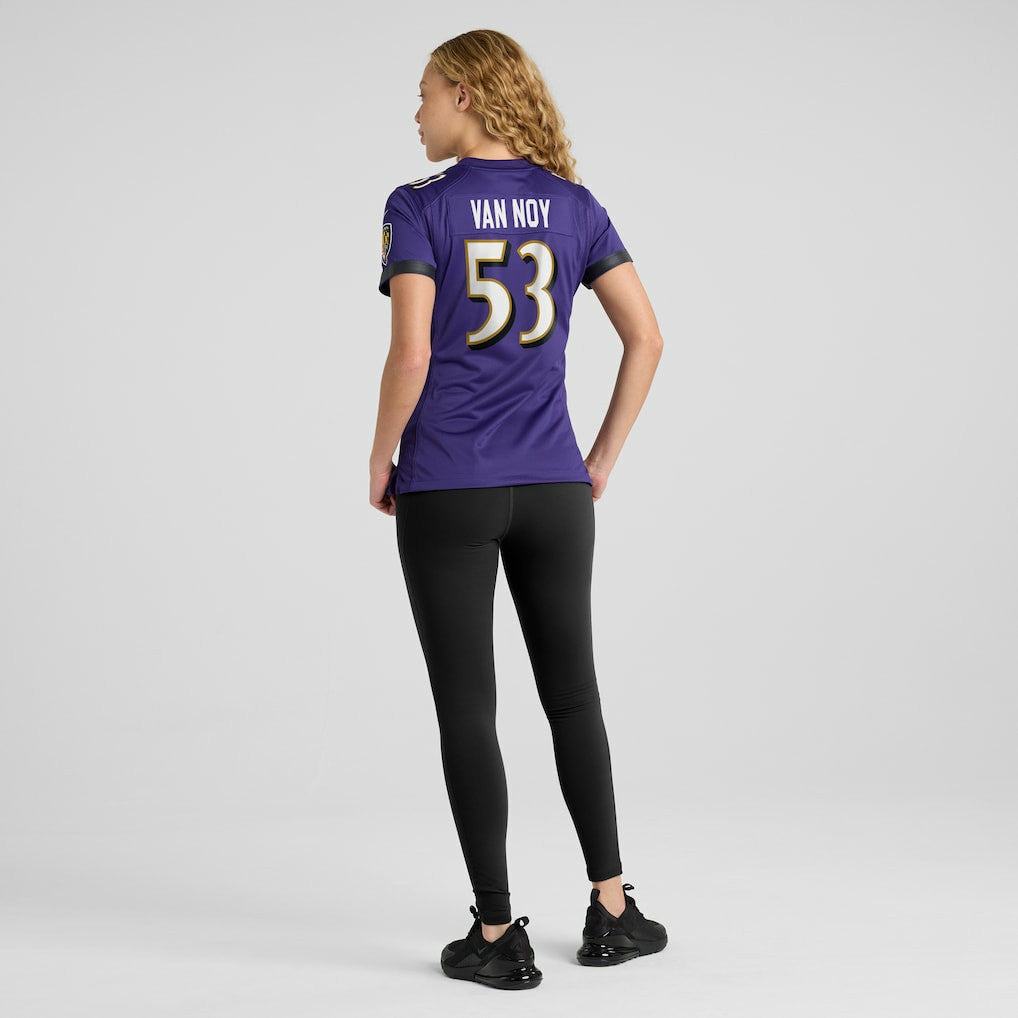 Kyle Van Noy Baltimore Ravens Women's Game Jersey - Purple Jerseys