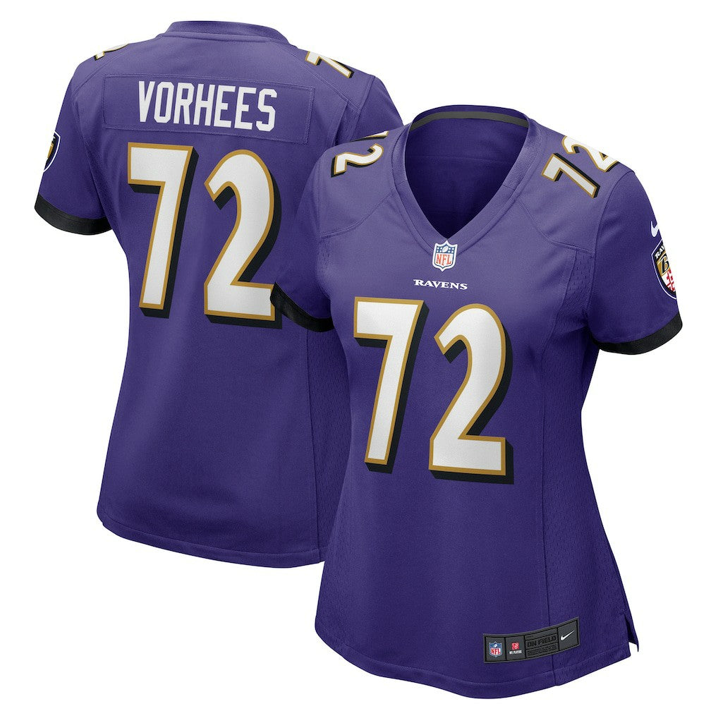 Andrew Vorhees Baltimore Ravens Women's Game Jersey - Purple Jerseys