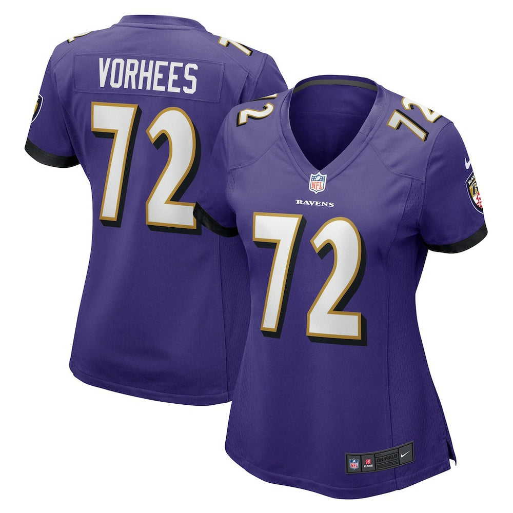 Andrew Vorhees Baltimore Ravens Women's Game Jersey - Purple Jerseys
