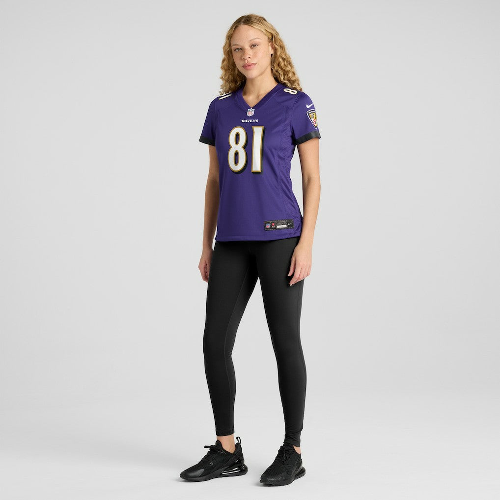 Devontez Walker Baltimore Ravens Women's Game Jersey - Purple Jerseys