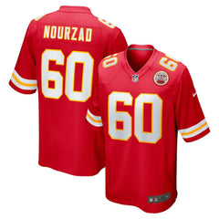 Hunter Nourzad Kansas City Chiefs Game Jersey - Red Jerseys