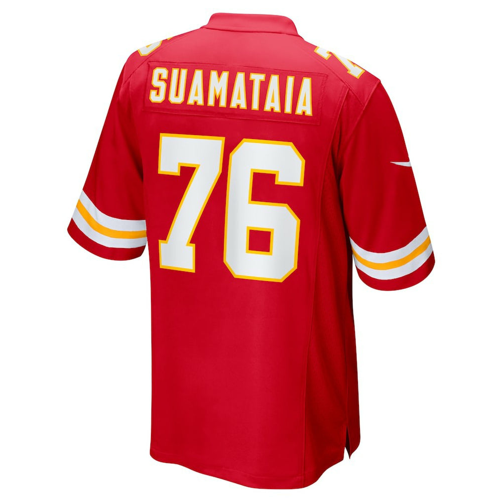 Kingsley Suamataia Kansas City Chiefs Game Jersey - Red Jerseys