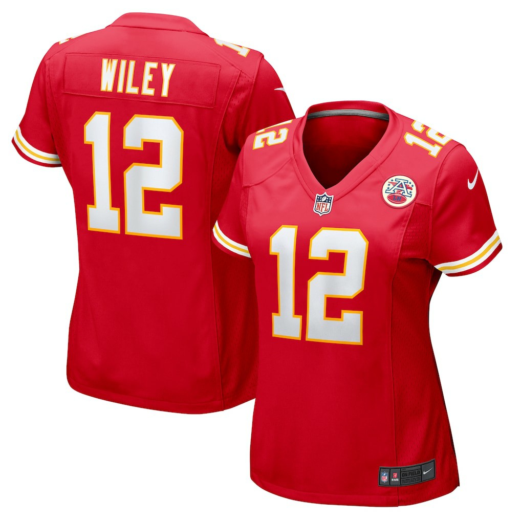 Jared Wiley Kansas City Chiefs Women's Game Jersey - Red Jerseys