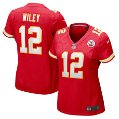 Jared Wiley Kansas City Chiefs Women's Game Jersey - Red Jerseys