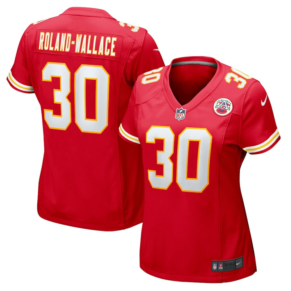 Chris Roland-Wallace Kansas City Chiefs Women's Game Jersey - Red Jerseys