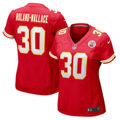 Chris Roland-Wallace Kansas City Chiefs Women's Game Jersey - Red Jerseys