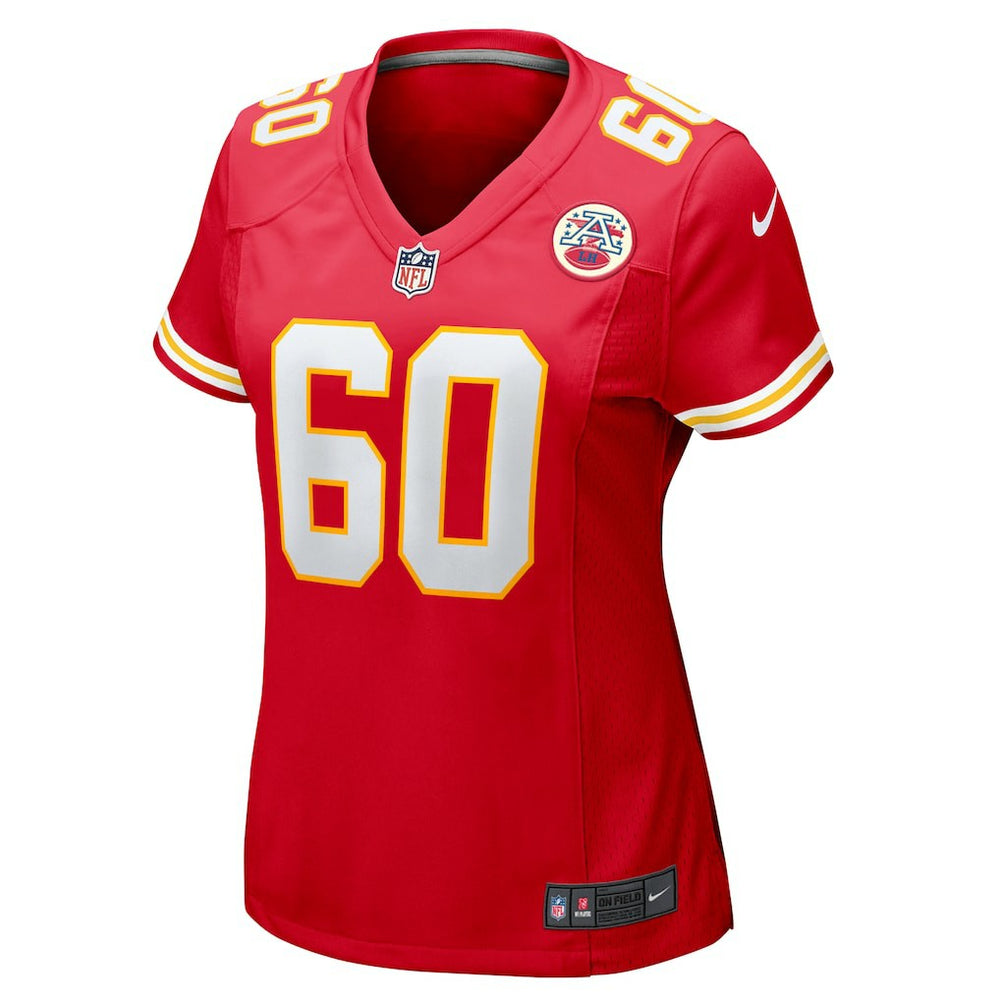 Hunter Nourzad Kansas City Chiefs Women's Game Jersey - Red Jerseys