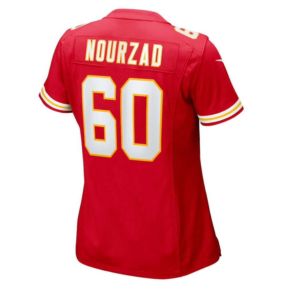 Hunter Nourzad Kansas City Chiefs Women's Game Jersey - Red Jerseys