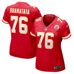 Kingsley Suamataia Kansas City Chiefs Women's Game Jersey - Red Jerseys