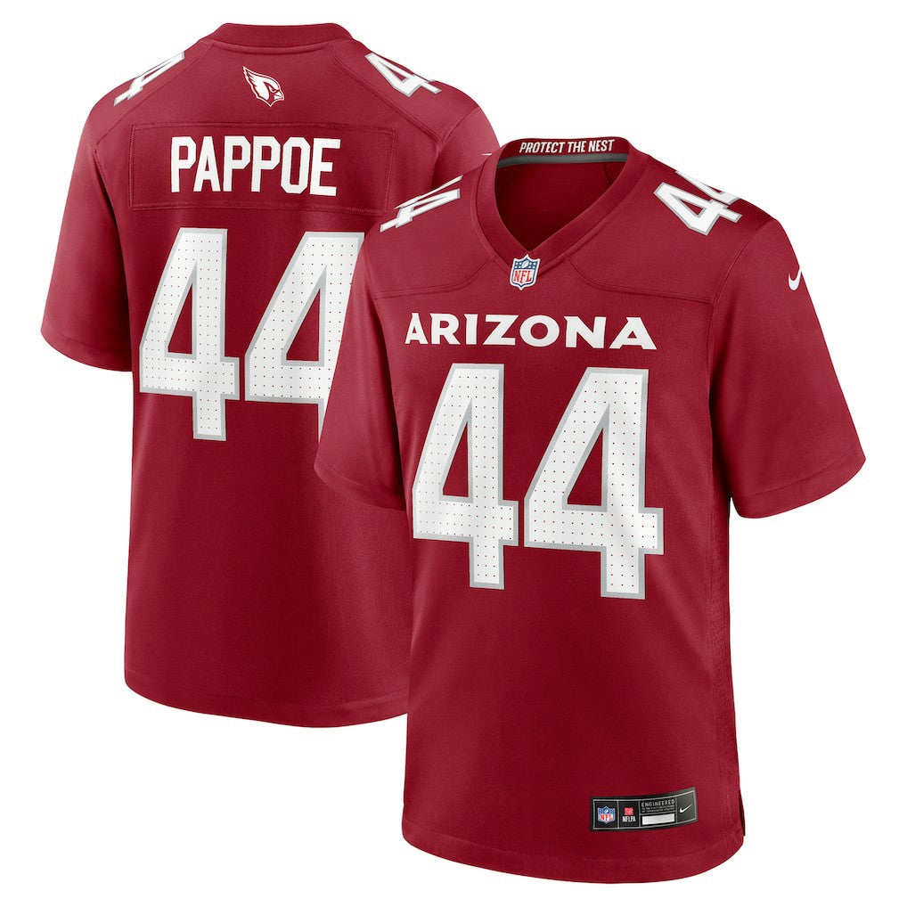 Owen Pappoe Arizona Cardinals Team Game Jersey - Cardinal Jerseys