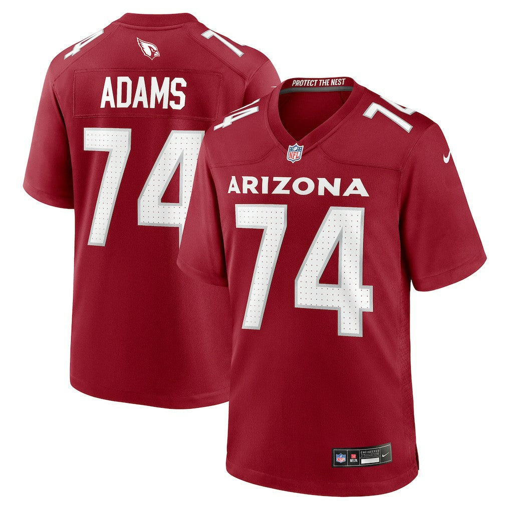 Isaiah Adams Arizona Cardinals Team Game Jersey - Cardinal Jerseys