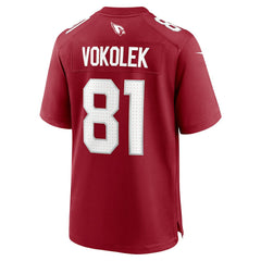Travis Vokolek Arizona Cardinals Team Game Jersey - Cardinal Jerseys