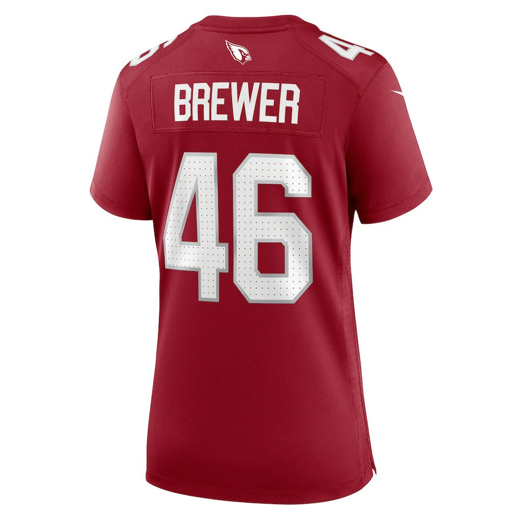 Aaron Brewer Arizona Cardinals Women's Game Jersey - Cardinal Jerseys