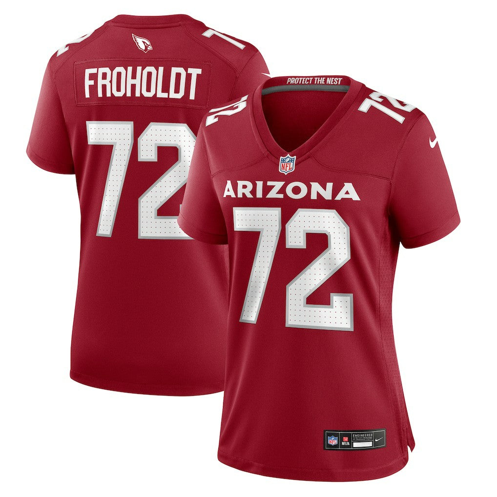 Hjalte Froholdt Arizona Cardinals Women's Game Jersey - Cardinal Jerseys
