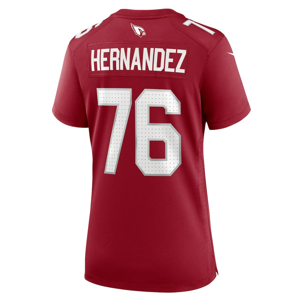 Will Hernandez Arizona Cardinals Women's Game Jersey - Cardinal Jerseys