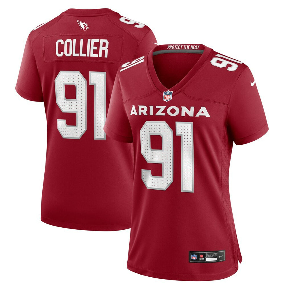 L.J. Collier Arizona Cardinals Women's Game Jersey - Cardinal Jerseys