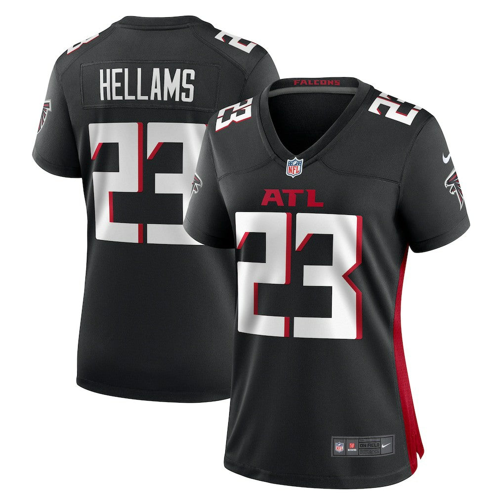 DeMarcco Hellams Atlanta Falcons Women's Game Jersey - Black Jerseys