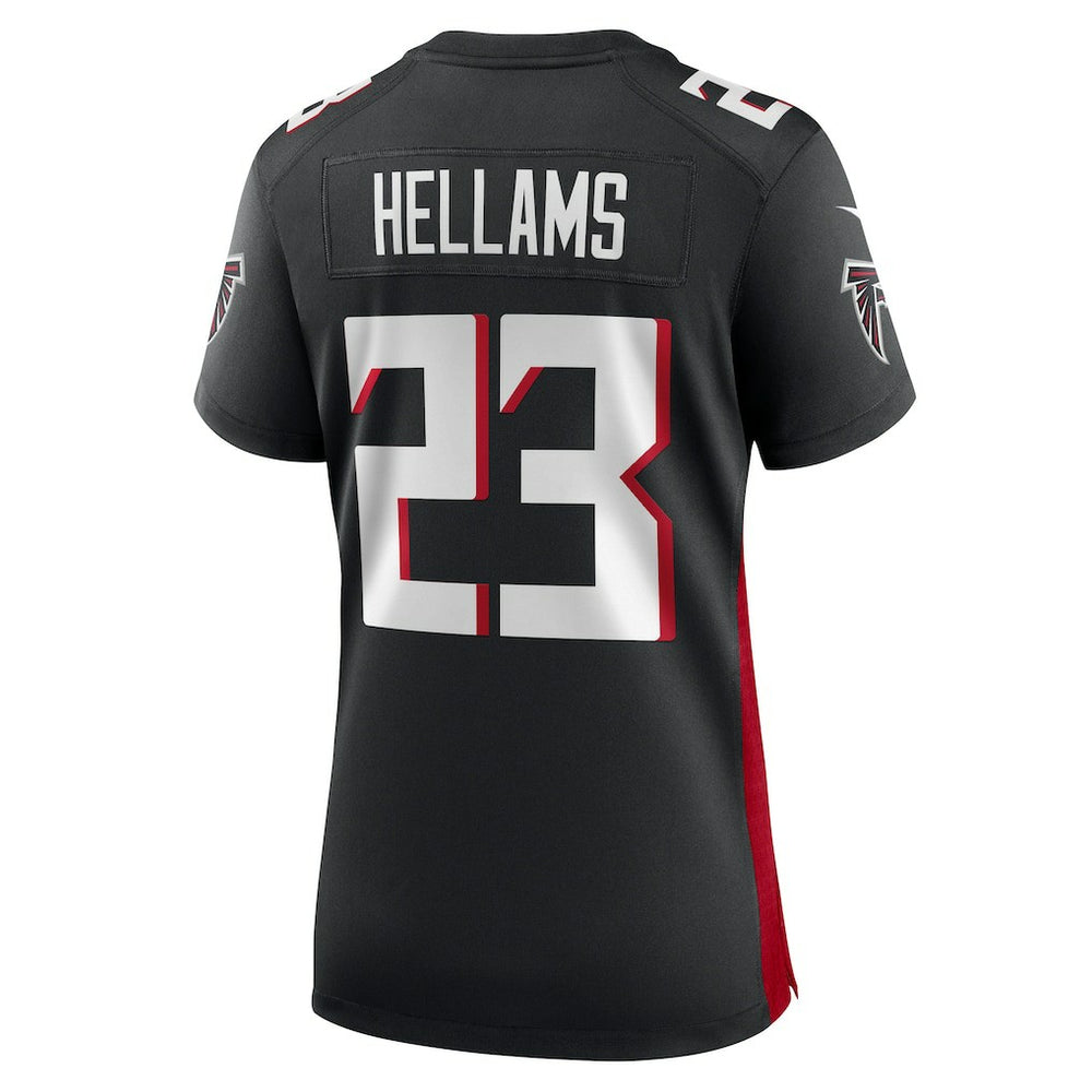 DeMarcco Hellams Atlanta Falcons Women's Game Jersey - Black Jerseys