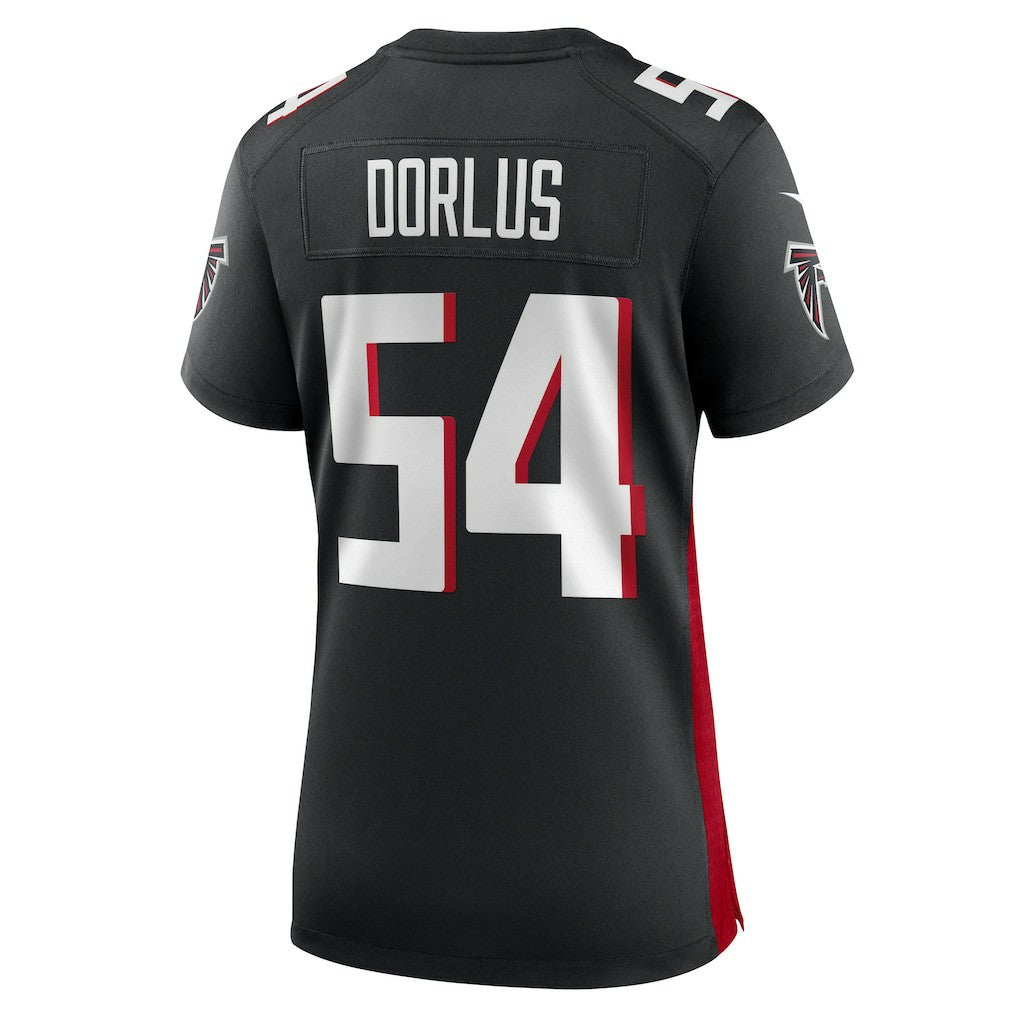Brandon Dorlus Atlanta Falcons Women's Game Jersey - Black Jerseys