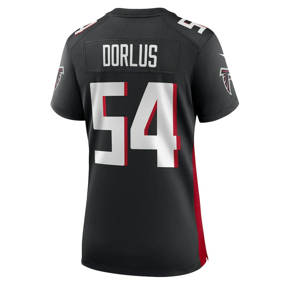 Brandon Dorlus Atlanta Falcons Women's Game Jersey - Black Jerseys