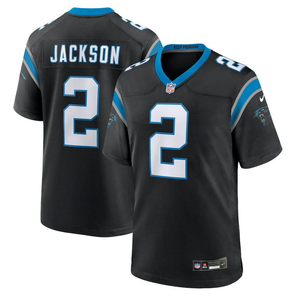 Mike Jackson Carolina Panthers Game Jersey - Black Jerseys