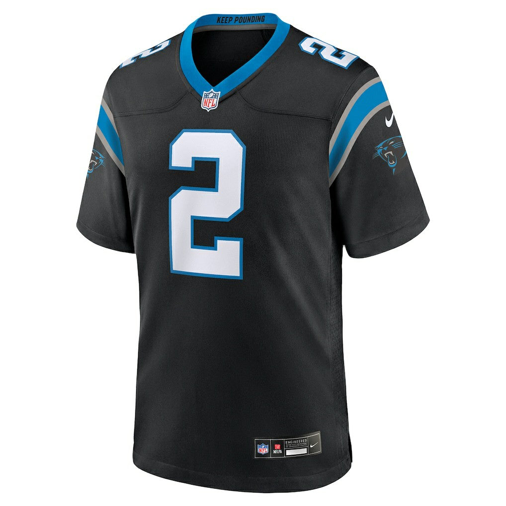 Mike Jackson Carolina Panthers Game Jersey - Black Jerseys