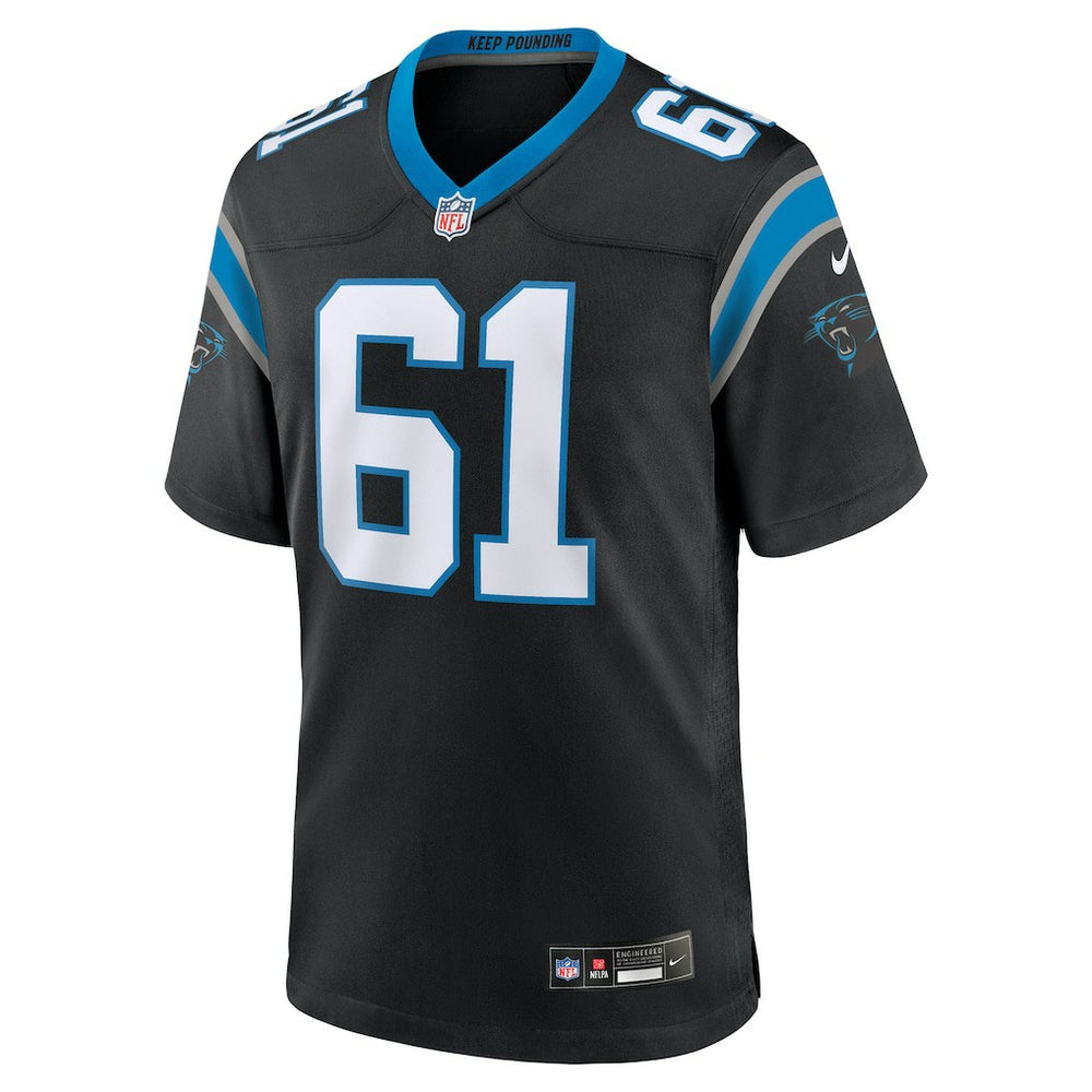 Jarrett Kingston Carolina Panthers Game Jersey - Black Jerseys