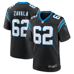Chandler Zavala Carolina Panthers Game Jersey - Black Jerseys