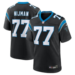 Yosh Nijman Carolina Panthers Game Jersey - Black Jerseys