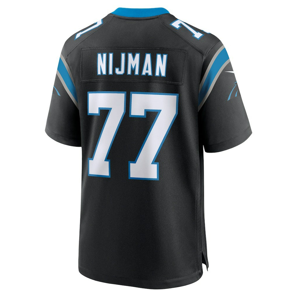 Yosh Nijman Carolina Panthers Game Jersey - Black Jerseys