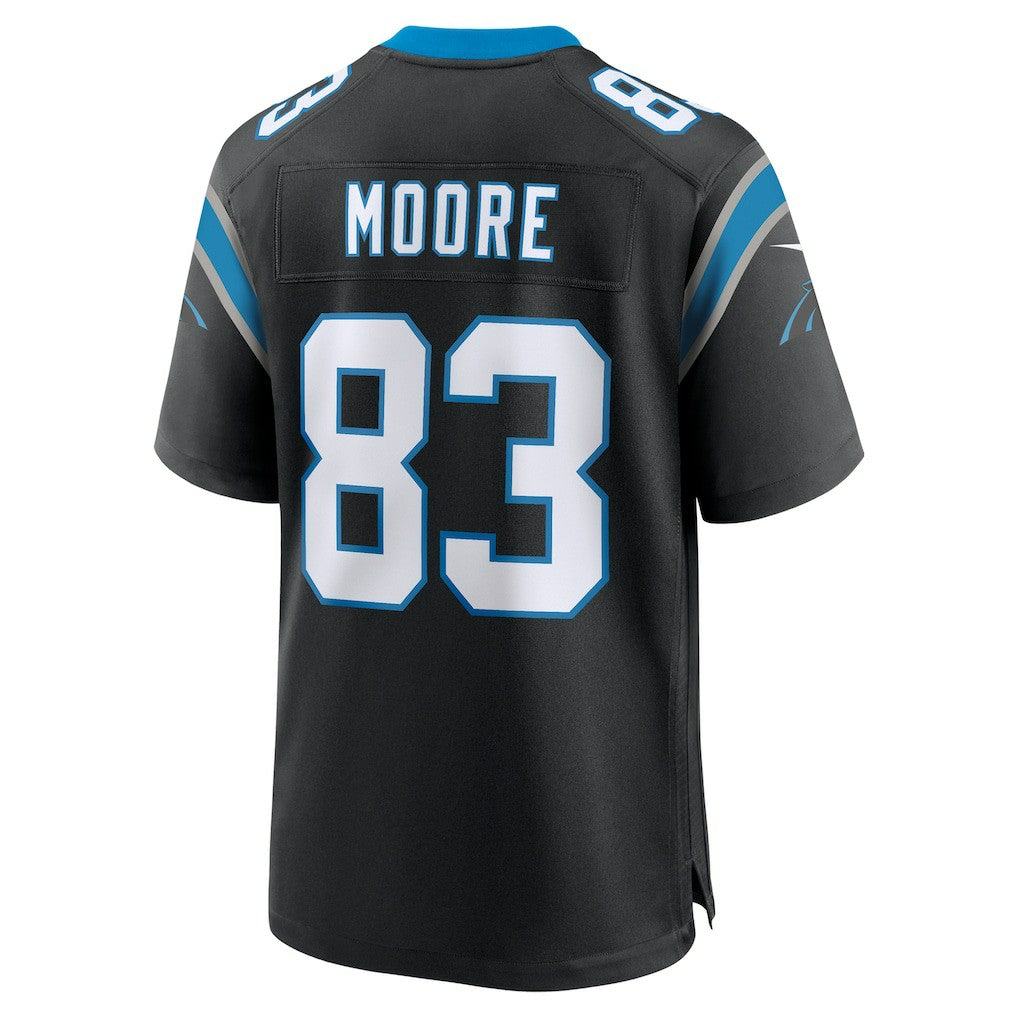 David Moore Carolina Panthers Game Jersey - Black Jerseys