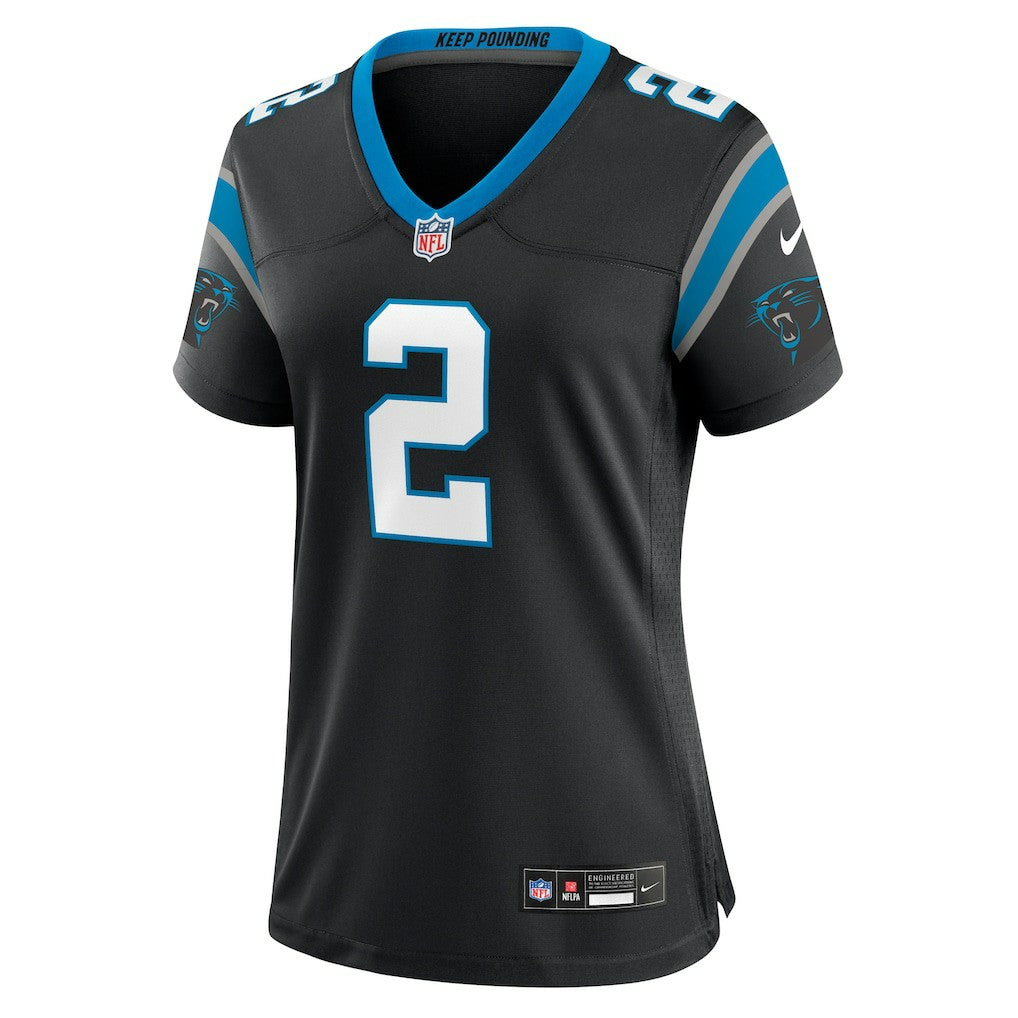 Mike Jackson Carolina Panthers Women's Game Jersey - Black Jerseys