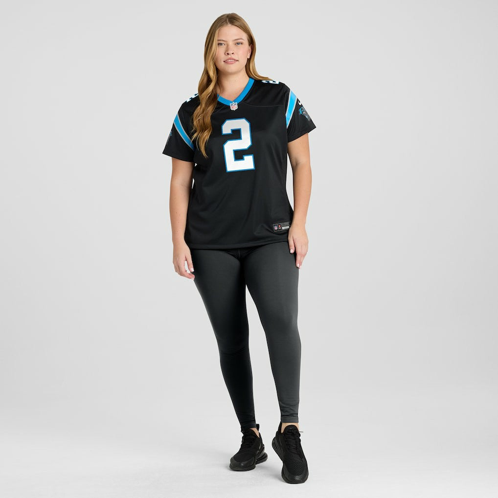 Mike Jackson Carolina Panthers Women's Game Jersey - Black Jerseys