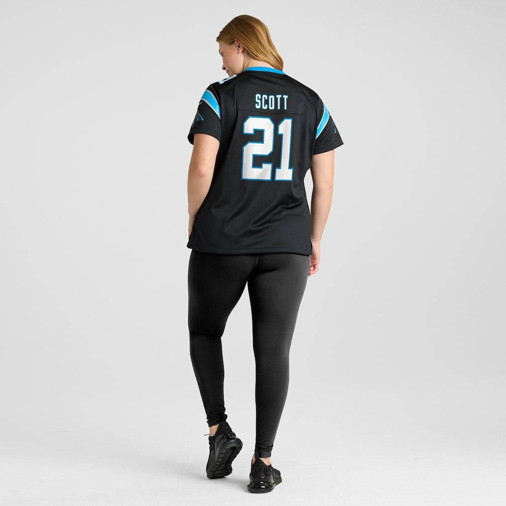 Nick Scott Carolina Panthers Women's Game Jersey - Black Jerseys
