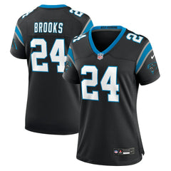 Jonathon Brooks Carolina Panthers Women's Game Jersey - Black Jerseys