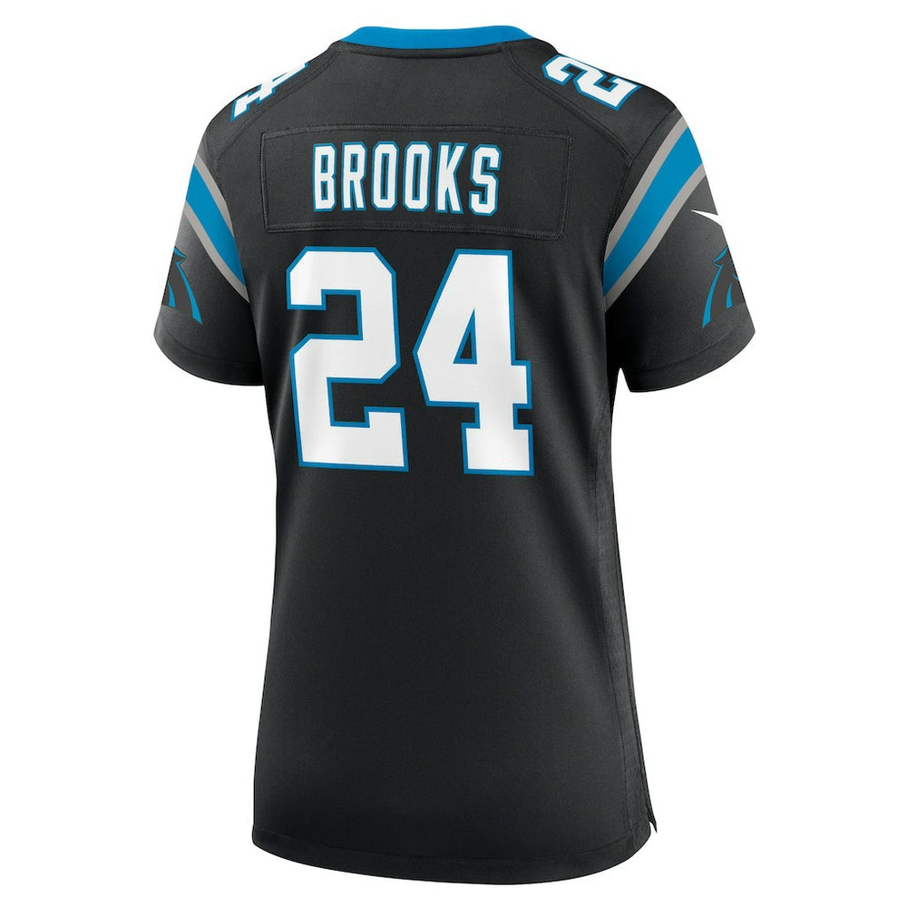 Jonathon Brooks Carolina Panthers Women's Game Jersey - Black Jerseys