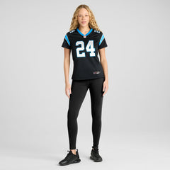 Jonathon Brooks Carolina Panthers Women's Game Jersey - Black Jerseys