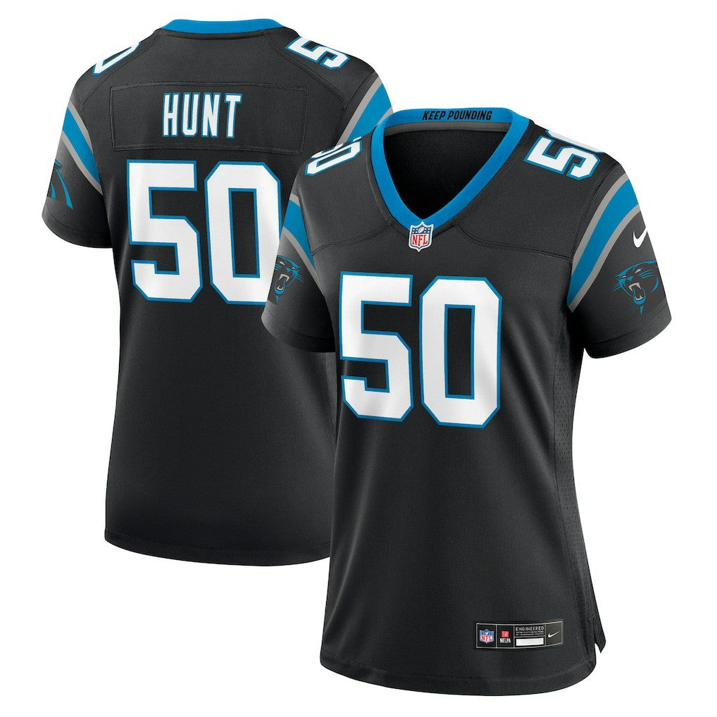 Robert Hunt Carolina Panthers Women's Game Jersey - Black Jerseys
